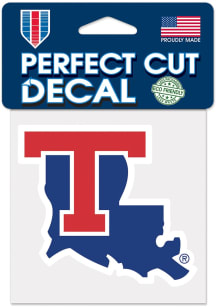 Louisiana Tech Bulldogs 4x4 Auto Decal - Blue