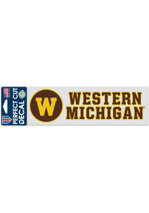 Western Michigan Broncos Perfect Cut Auto Decal - Gold