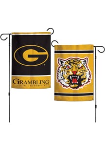 Grambling State Tigers 2 Sided Garden Flag - Black