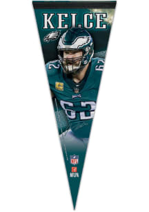 Philadelphia Eagles Jason Kelce Premium Player Design Pennant - Midnight Green