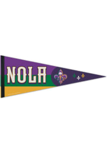 New Orleans Pelicans Premium City Pennant - Purple