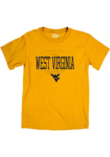 Blue 84 West Virginia Mountaineers Gold Established Short Sleeve T Shirt
