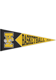Iowa Hawkeyes Premium Baketball Pennant - Yellow