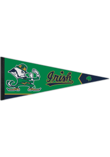 Notre Dame Fighting Irish Premium Mascot Pennant - Green