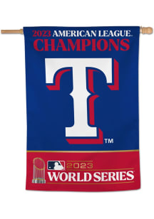 Texas Rangers 23 ALCS Champs 28x40 Banner - Red
