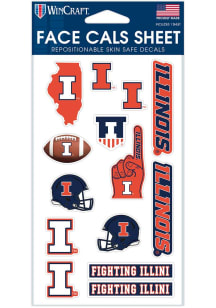 Illinois Fighting Illini 4x7 Tattoo