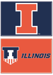 Illinois Fighting Illini 2Pk Magnet