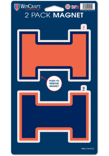 Illinois Fighting Illini 5X9 2Pk Magnet