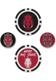 Arkansas Razorbacks Ball Marker Set Golf Ball Marker