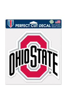 Ohio State Buckeyes Logo Auto Decal - Red