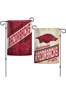 Arkansas Razorbacks 2 Sided Garden Flag - Red