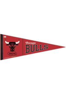 Chicago Bulls Hardwood Premium Pennant - Red