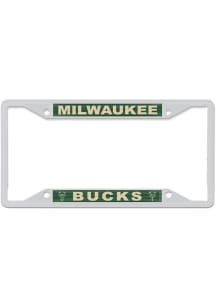 Milwaukee Bucks Carbon Fiber License Plate Frame - Green