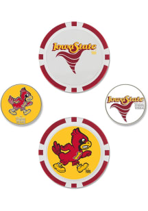 Iowa State Cyclones 4 Pack Golf Ball Marker
