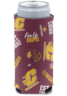 Central Michigan Chippewas Scatterprint Slim Coolie