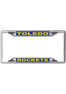 Toledo Rockets Printed Metallic License Plate Frame - Black