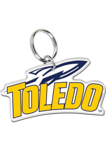 Toledo Rockets Freeform Keychain - Black