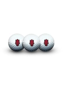 Arkansas Razorbacks 3 Pack Golf Balls