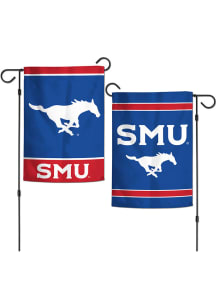 SMU Mustangs 2 Sided Garden Flag - Blue