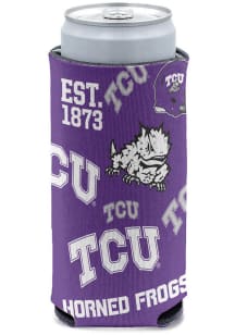 TCU Horned Frogs Scatterprint Slim Coolie