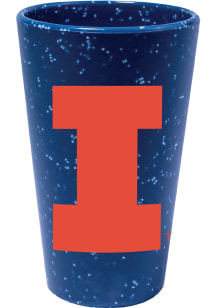 Illinois Fighting Illini 16oz Fun Color Pint Glass - Blue
