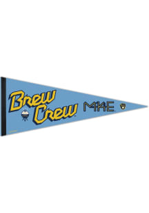 Milwaukee Brewers 12x30 City Connect Pennant - Light Blue
