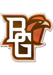 Bowling Green Falcons Acrylic Car Emblem - Orange