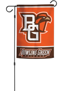 Bowling Green Falcons 2 Sided Garden Flag - Orange