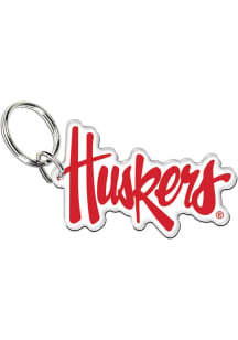 Nebraska Cornhuskers Premium Acrylic Keychain - Red