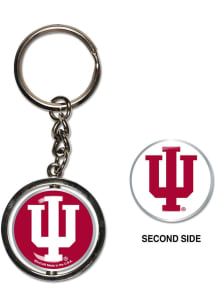Indiana Hoosiers Spinner Keychain - Red