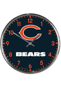 Chicago Bears Team Chrome Wall Clock