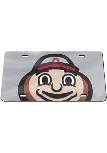 Ohio State Buckeyes Red Mascot Car Accessory License Plate