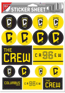 Columbus Crew 5x7 Stickers - Gold