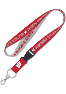 Wisconsin Badgers Team Color Lanyard - Red