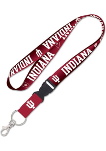 Indiana Hoosiers Faded Lanyard - Red