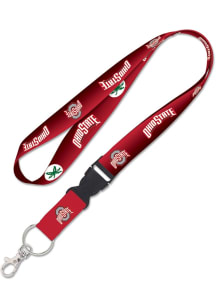 Ohio State Buckeyes Faded Lanyard - Red