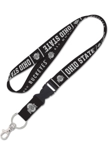 Ohio State Buckeyes Blackout Lanyard - Red