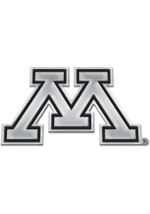 Minnesota Golden Gophers Chrome Car Emblem - Maroon