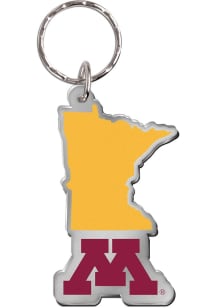 Minnesota Golden Gophers Freeform Keychain - Maroon