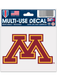 Minnesota Golden Gophers 3x4 Multi Use Auto Decal - Maroon