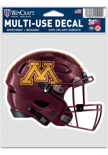 Minnesota Golden Gophers Helmet Auto Decal - Maroon