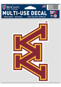 Minnesota Golden Gophers Logo Auto Decal - Maroon