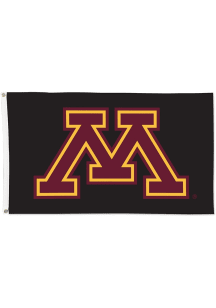 Minnesota Golden Gophers Grommet Blackout Silk Screen Grommet Flag - Maroon