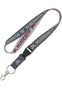 Minnesota Golden Gophers Charcoal Lanyard - Maroon