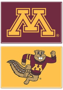 Minnesota Golden Gophers 2pk Rectangle Magnet