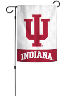 Indiana Hoosiers 12x18 Applique Garden Flag - Red