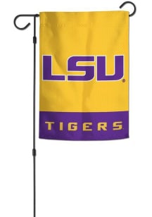 LSU Tigers 12x18 Applique Garden Flag - Purple