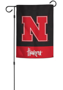 Nebraska Cornhuskers 12x18 Applique Garden Flag - Red