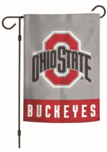 Ohio State Buckeyes 12x18 Applique Garden Flag - Red