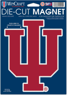 Indiana Hoosiers 6.24x9 Souvenir Car Magnet - Red